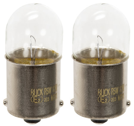 Glödlampa BA15S R5W 12V 2st