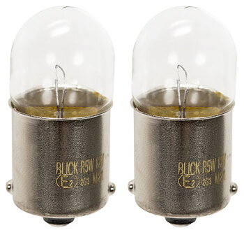Glödlampa BA15S R5W 12V 2st