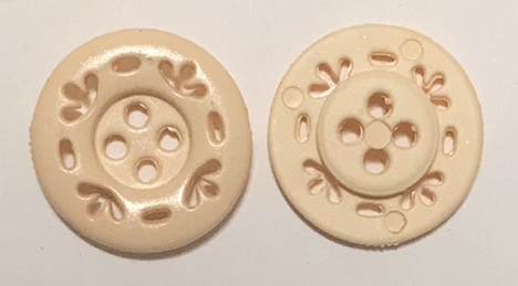 Knapp Hålmönster 13 & 16
