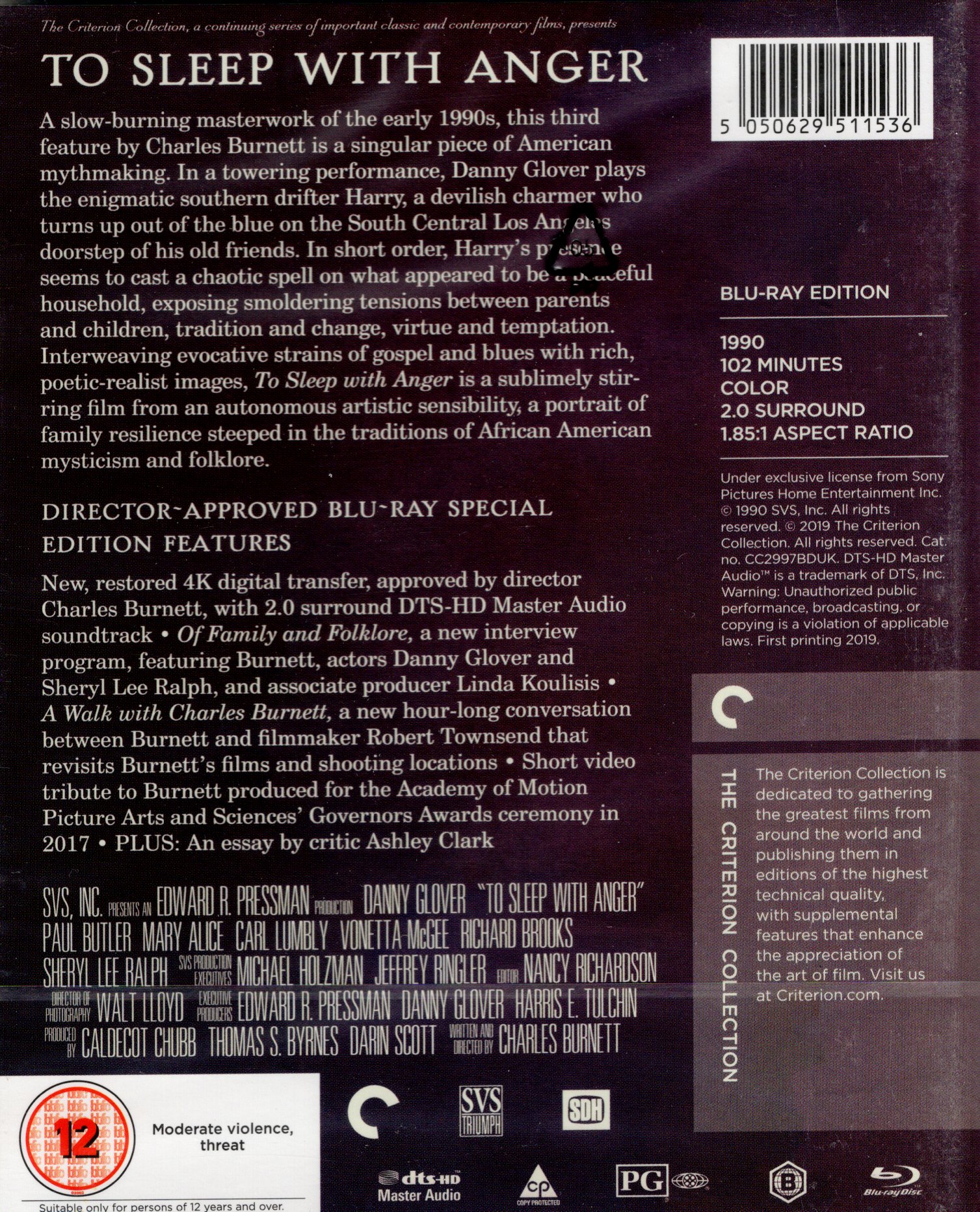 To Sleep With Anger (Criterion Collection) (ej svensk text) (Blu-ray) - 2