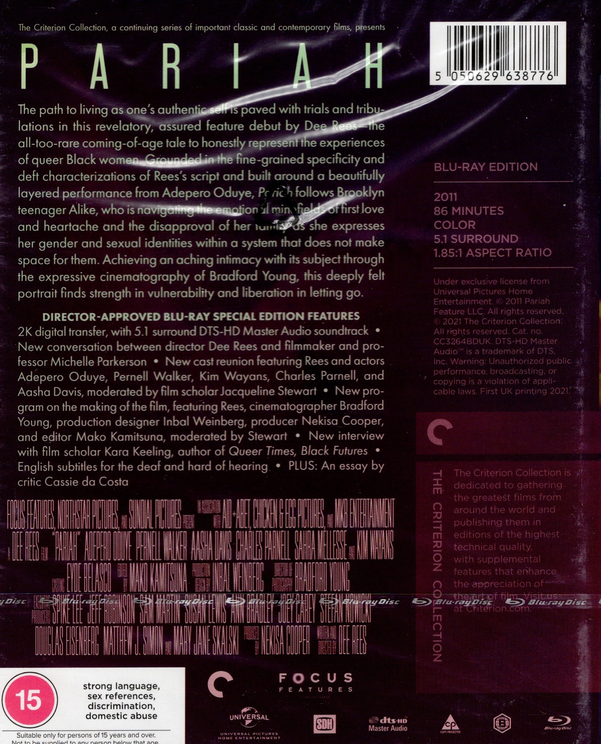 Pariah (Criterion Collection) (ej svensk text) (Blu-ray) - 2