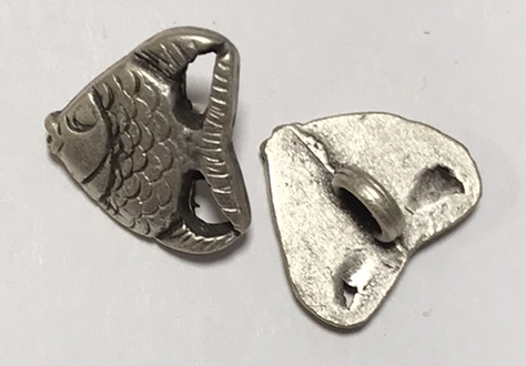 Metall Knapp Fisk 12-14