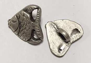 Metall Knapp Fisk 12-14