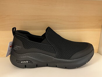 Skechers Herrsko "Arch Fit" innersula som är uppbygd. 