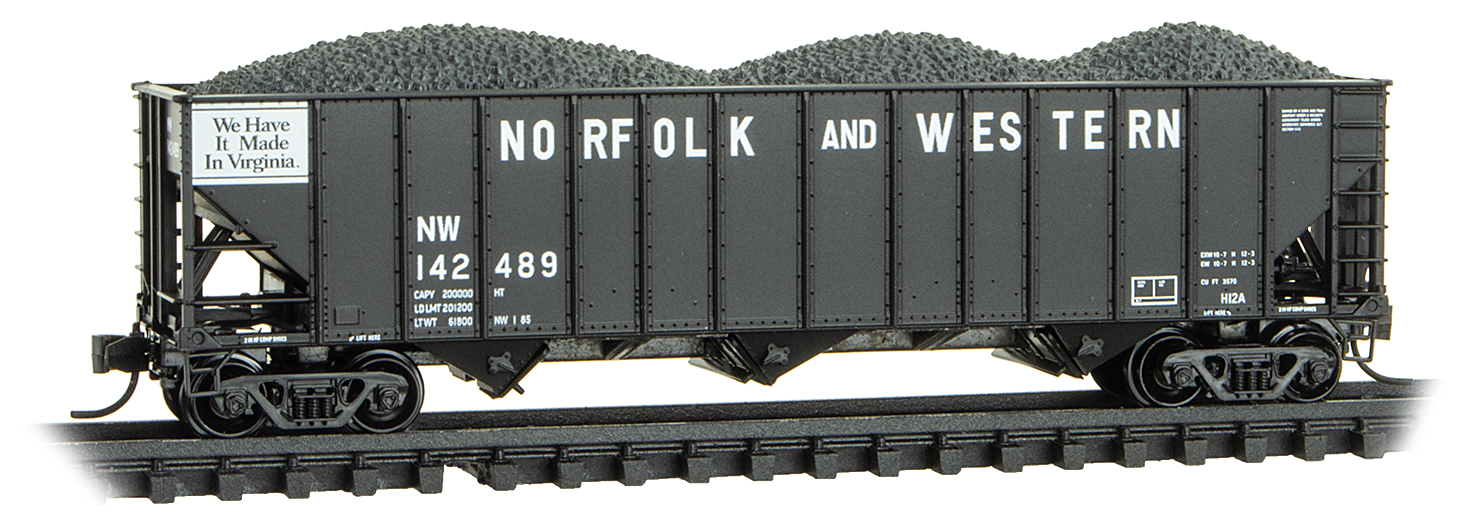 Hopper car 100 ton 3-bay covered N&S #42489
