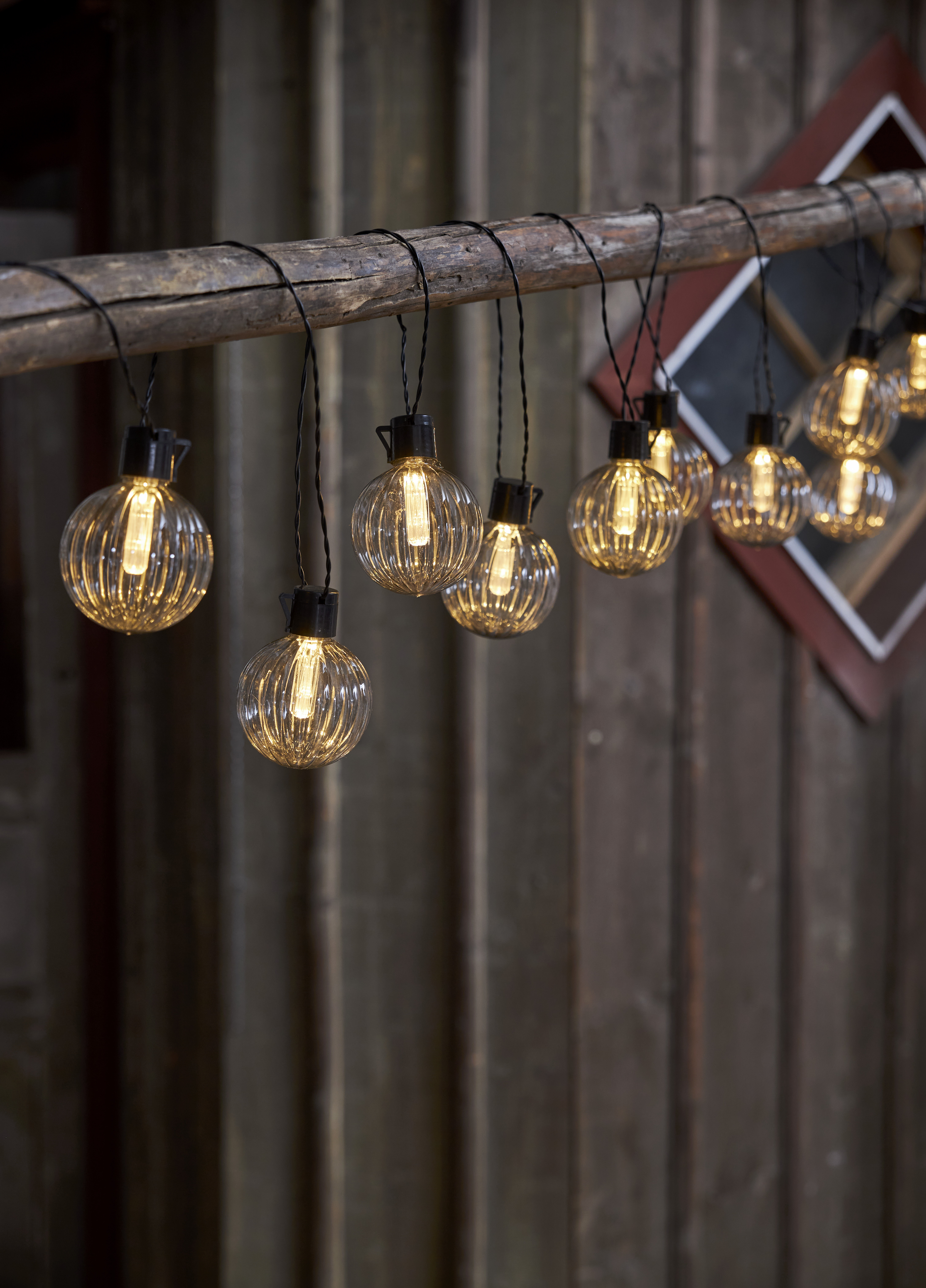 String lights - Smoke-coloured - 360 cm - 2
