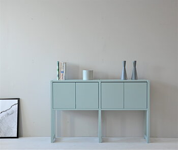 Sideboard med skåp, 120 x 30 x 78 cm, välj färg - SCALA CLASSIC