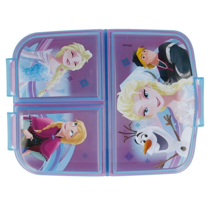 Frost Disney Matlåda 3-fack Aqua