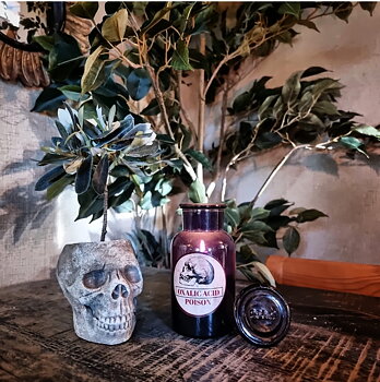 Glasburk Doftljus - Poison Skull