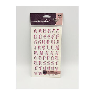 EK Success Sticko Stickers - Mini Brush Letters
