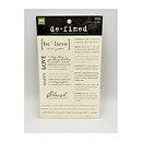 Making Memories Defined Mini Sheet Stickers -  Believe