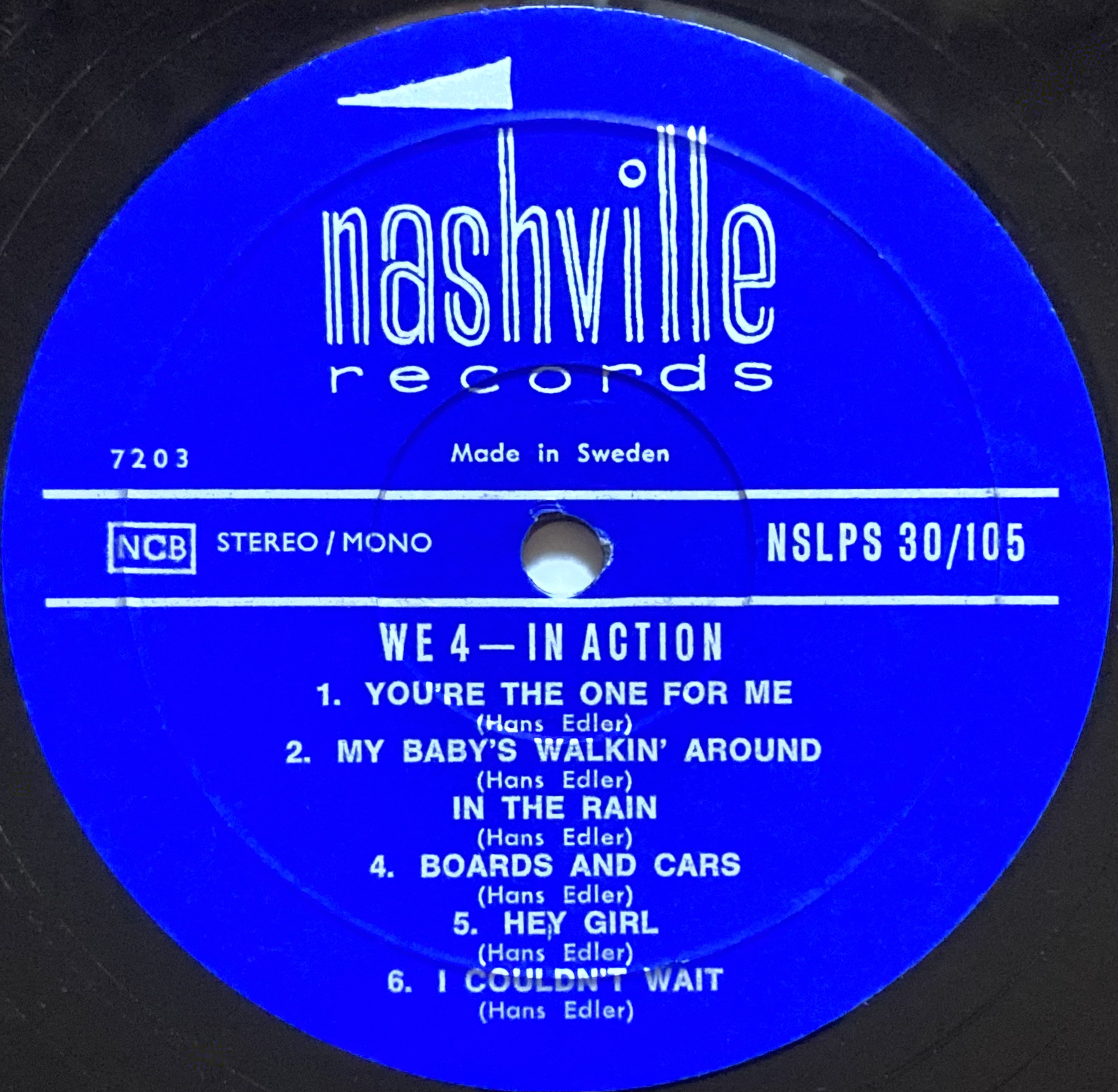 WE 4 - "same" Swe-orig LP 1966 - 5