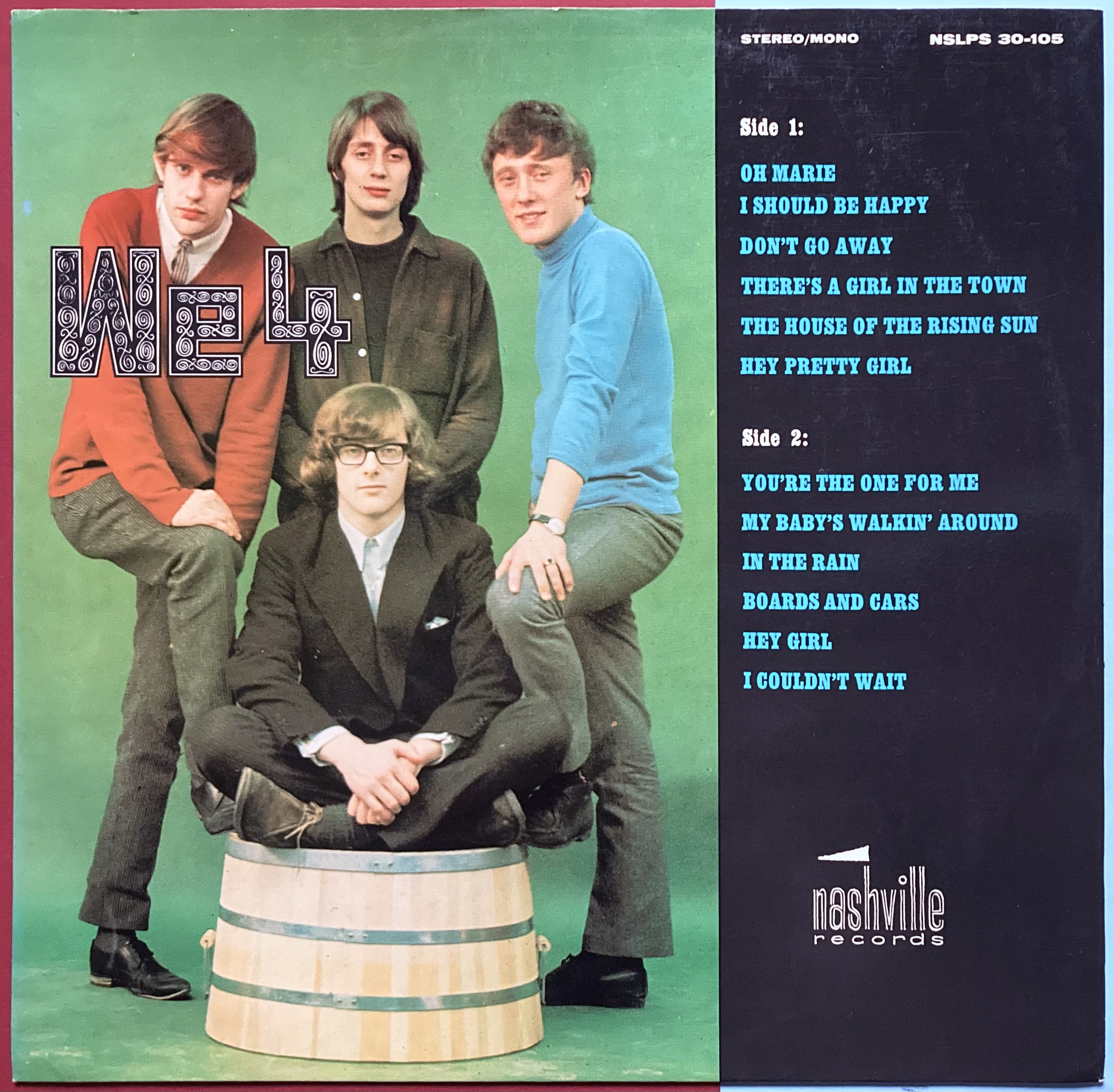 WE 4 - "same" Swe-orig LP 1966 - 2