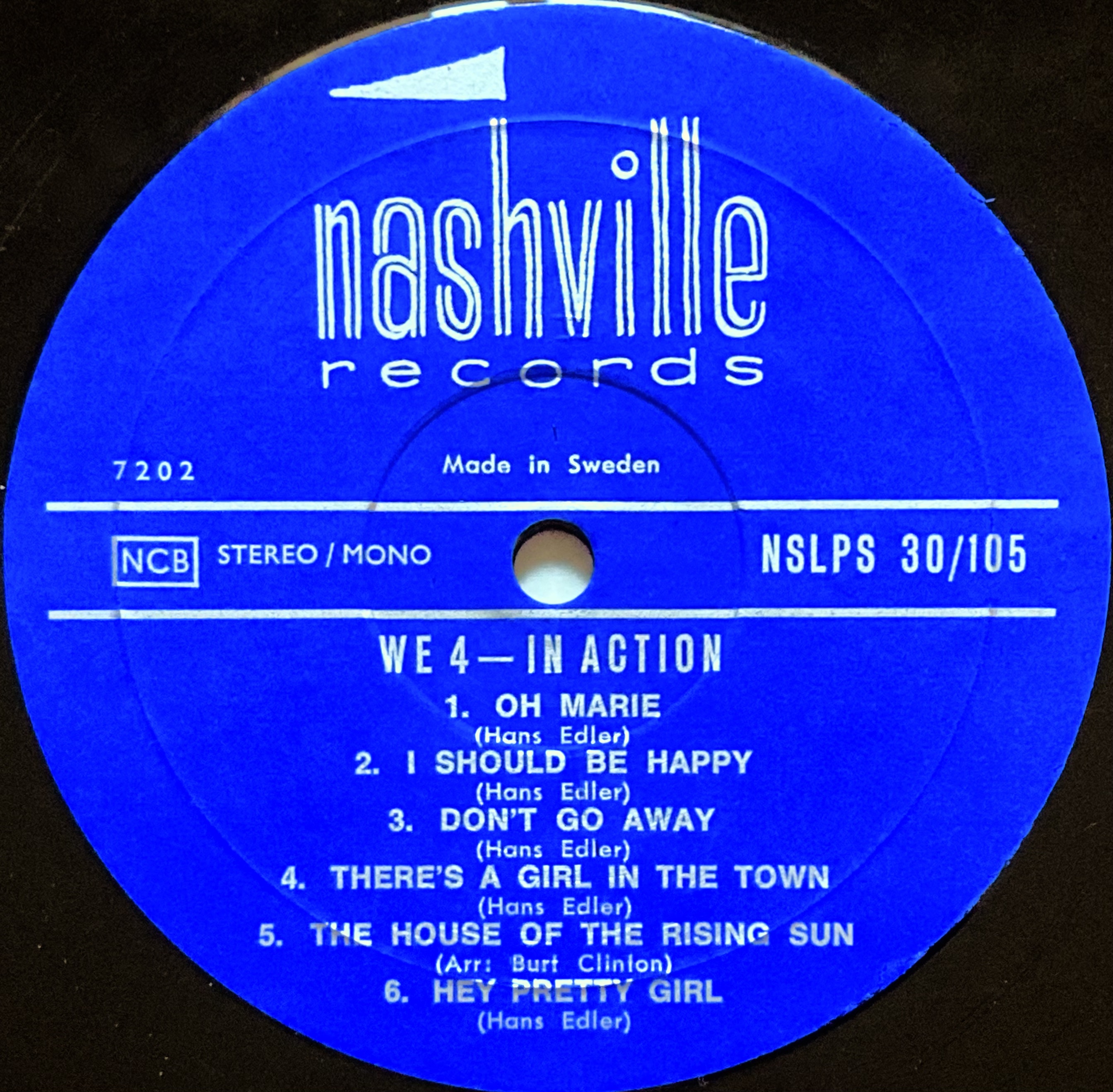 WE 4 - "same" Swe-orig LP 1966 - 4