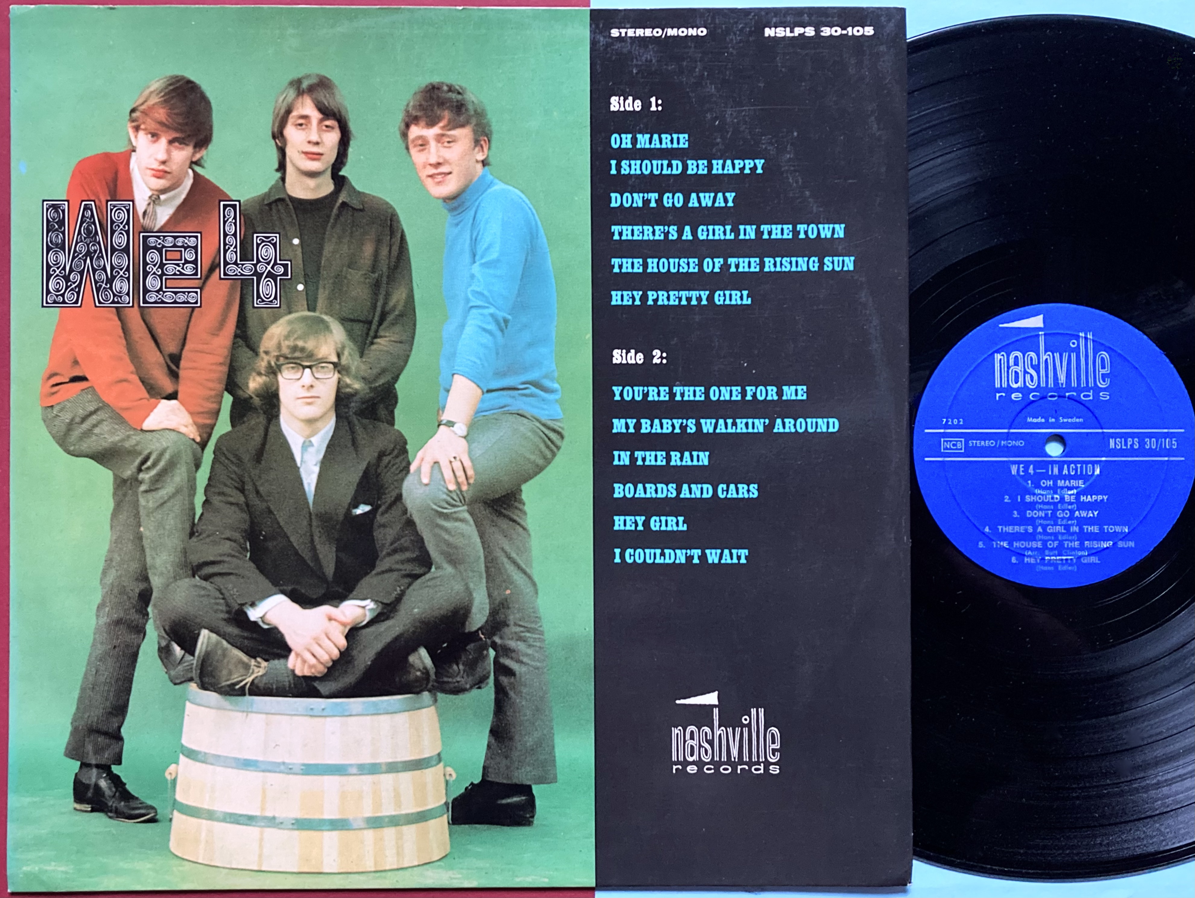 WE 4 - "same" Swe-orig LP 1966