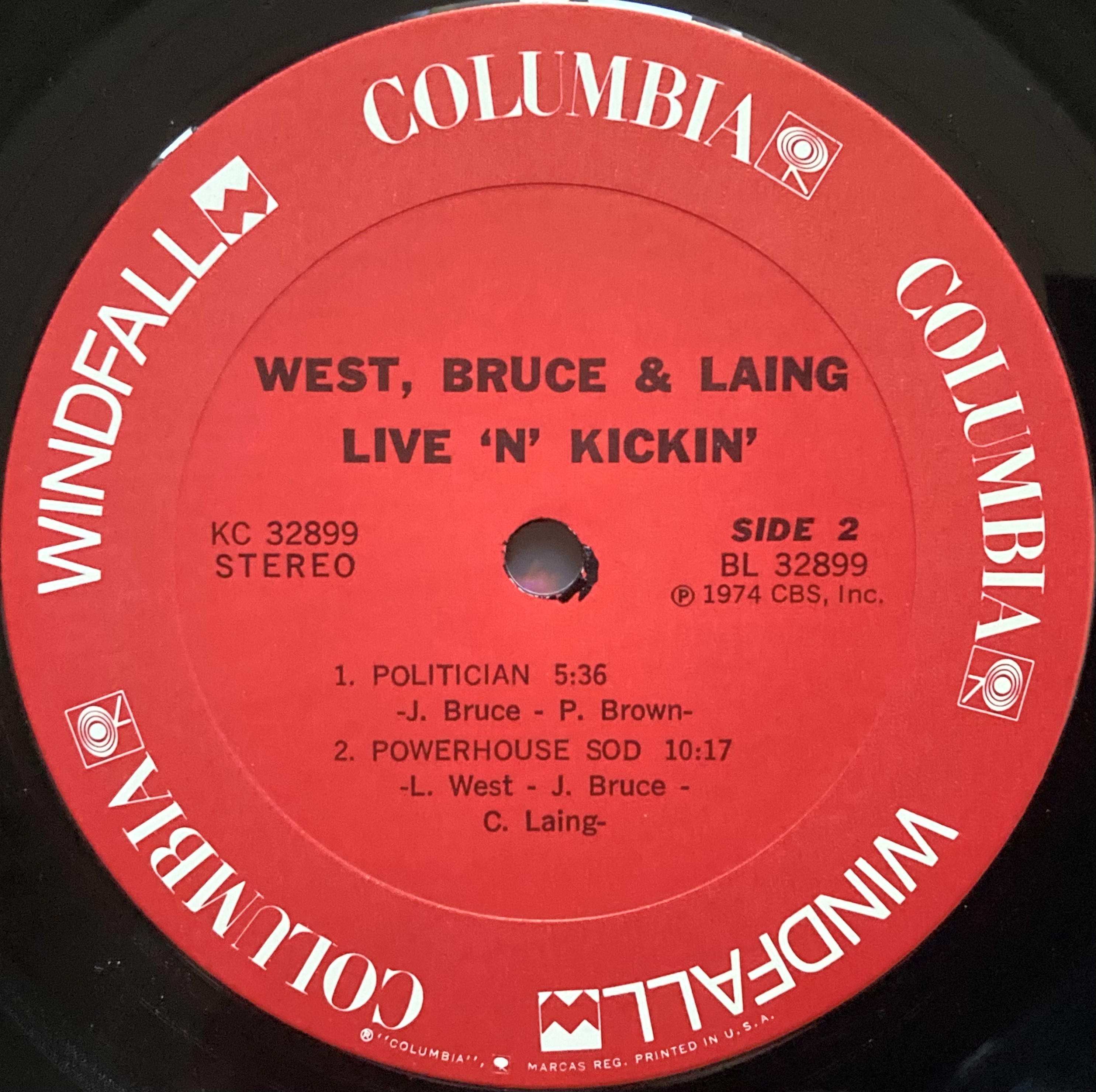 WEST, BRUCE & LAING - Live ´n´ kickin´ US-orig LP 1974 - 4