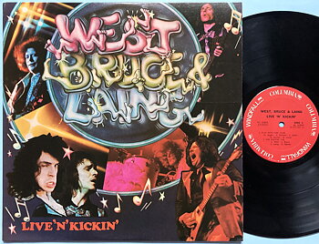 WEST, BRUCE & LAING - Live ´n´ kickin´ US-orig LP 1974