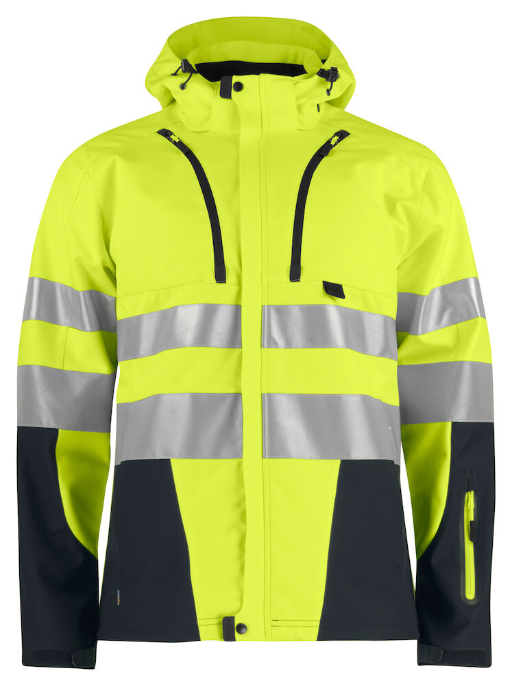 Projob 6419 SOFTSHELLJACKA EN ISO 20471 KLASS 3/2 - 4