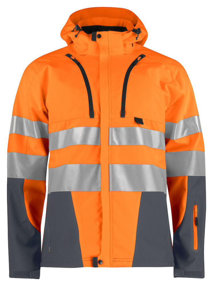 Projob 6419 SOFTSHELLJACKA EN ISO 20471 KLASS 3/2 - 5