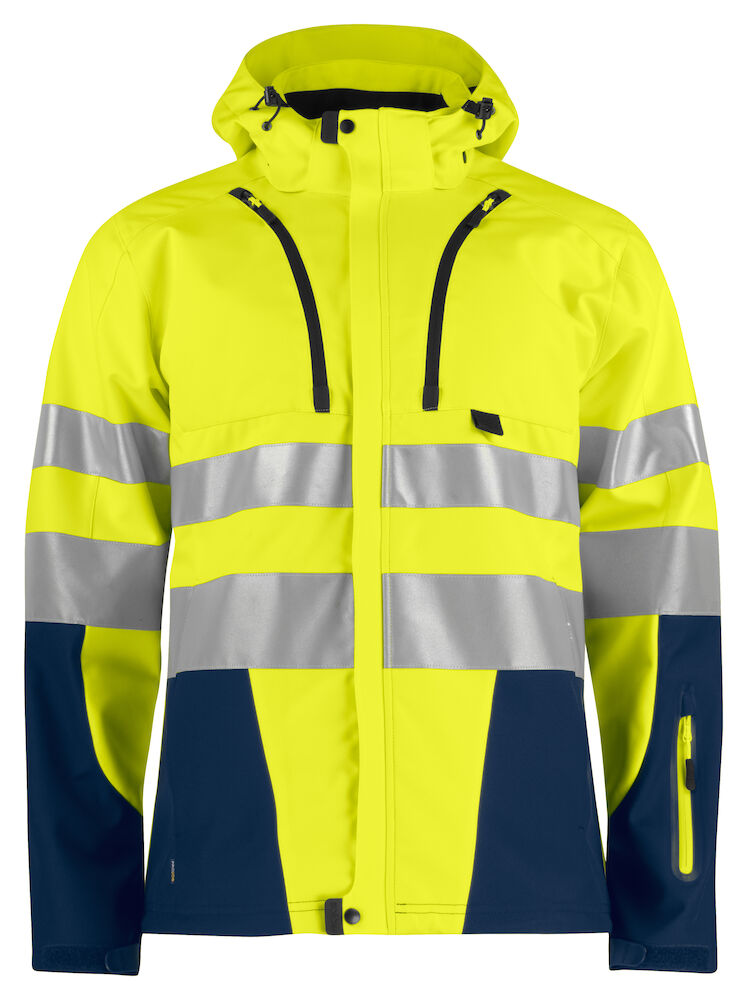 Projob 6419 SOFTSHELLJACKA EN ISO 20471 KLASS 3/2