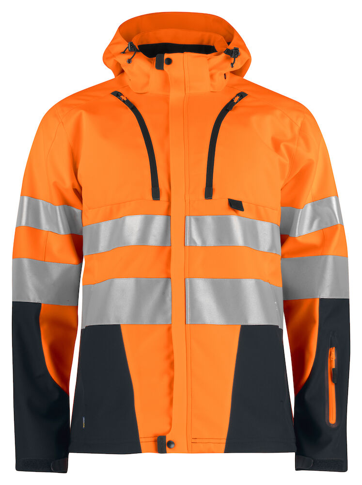 Projob 6419 SOFTSHELLJACKA EN ISO 20471 KLASS 3/2 - 6