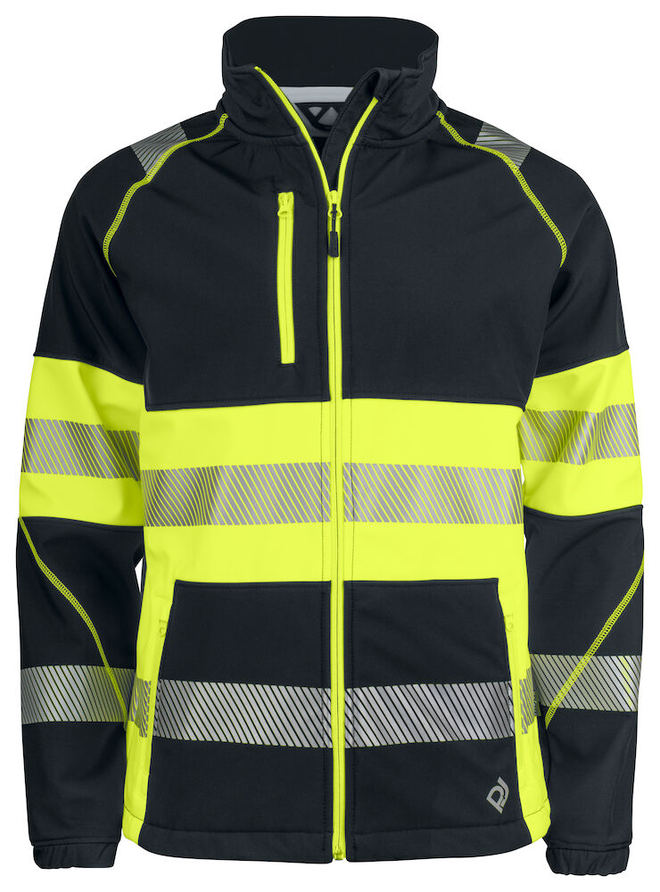 Projob 6443 SOFTSHELLJACKA EN ISO 20471 KLASS 1