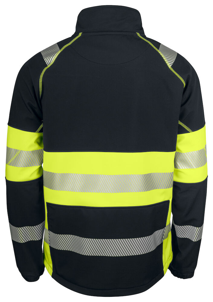 Projob 6443 SOFTSHELLJACKA EN ISO 20471 KLASS 1 - 2