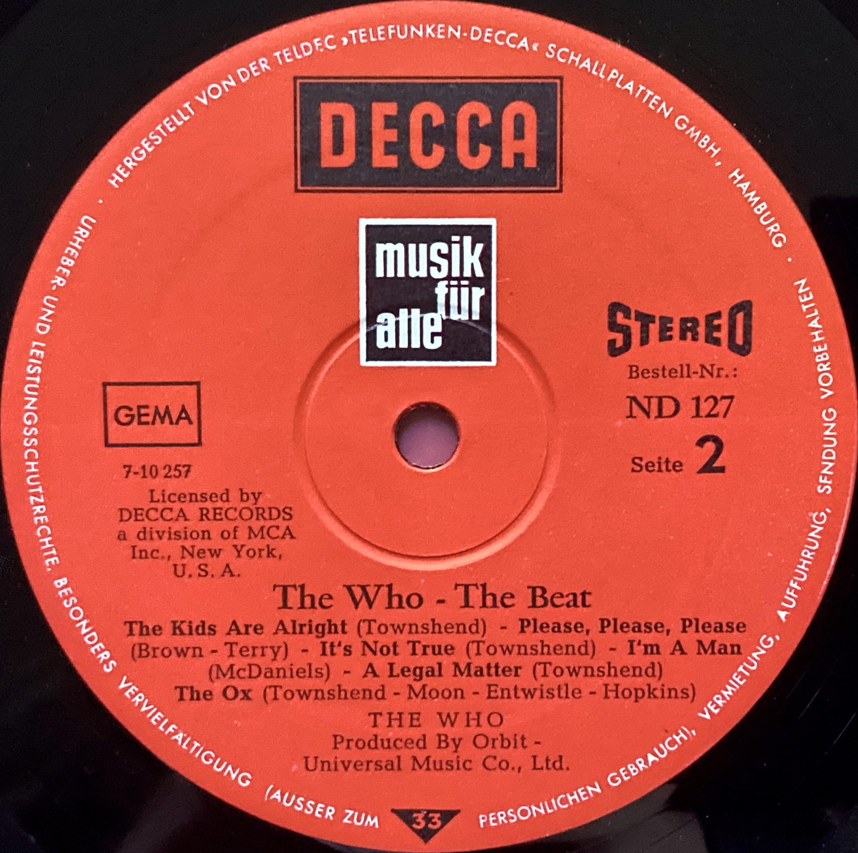 WHO - The Beat Ger-orig LP 1967 - 4