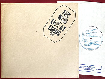 WHO - Live at Leeds UK-orig SVART logo LP 1970