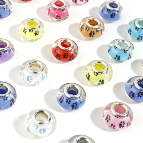 Bead / pendant-  resin Paws - 2