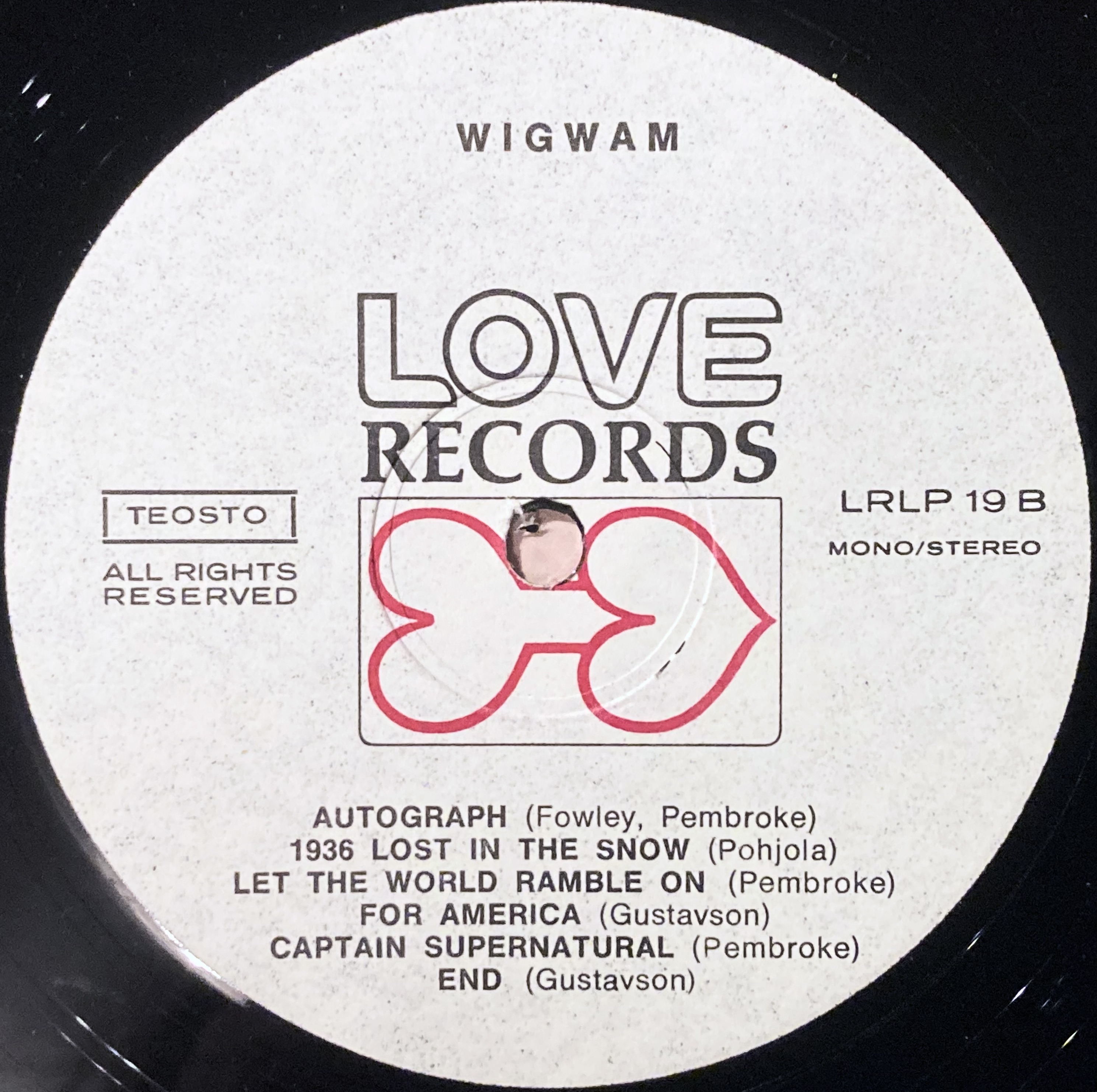WIGWAM - Tombstone Valentine Fin LP 1970 - 5