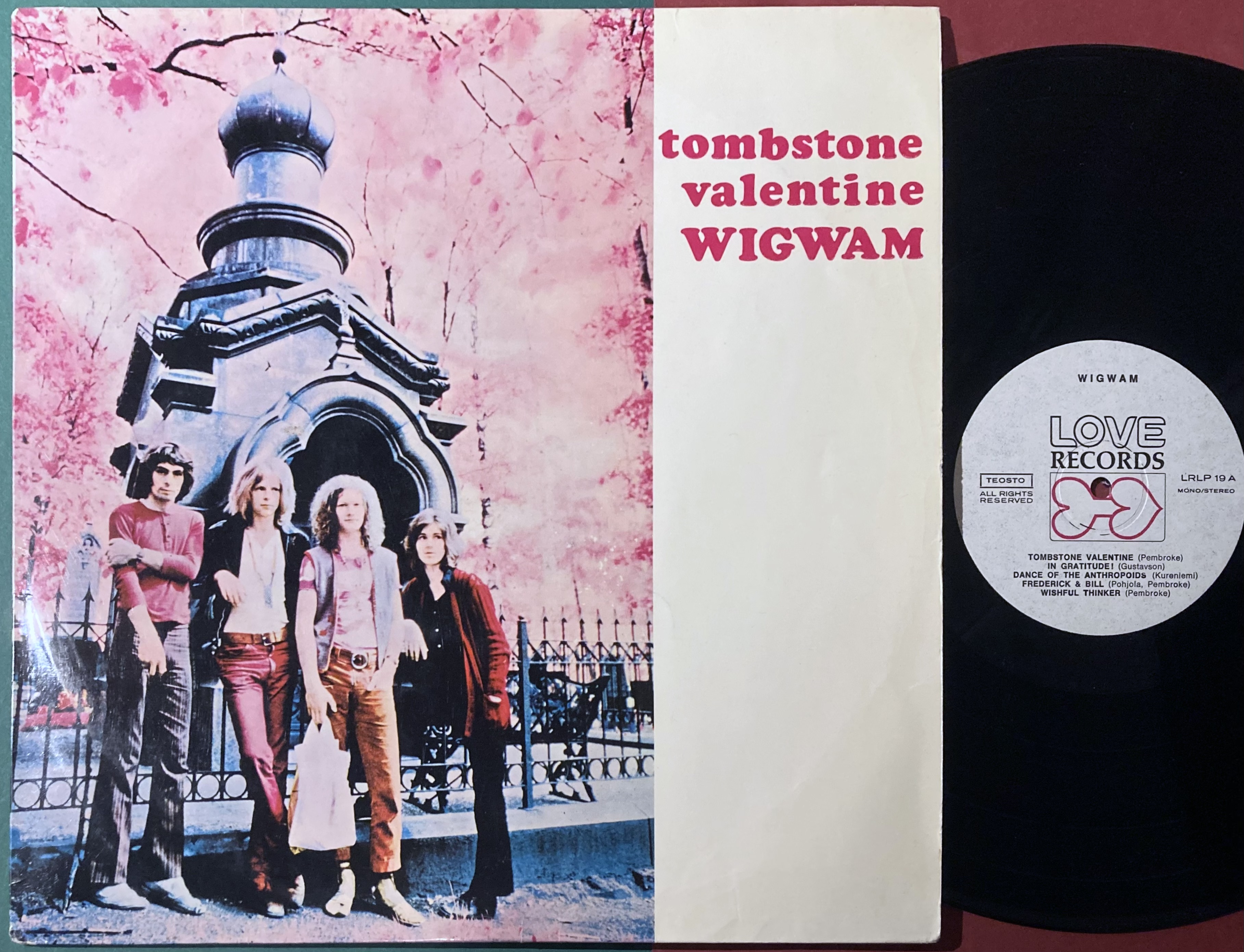 WIGWAM - Tombstone Valentine Fin LP 1970