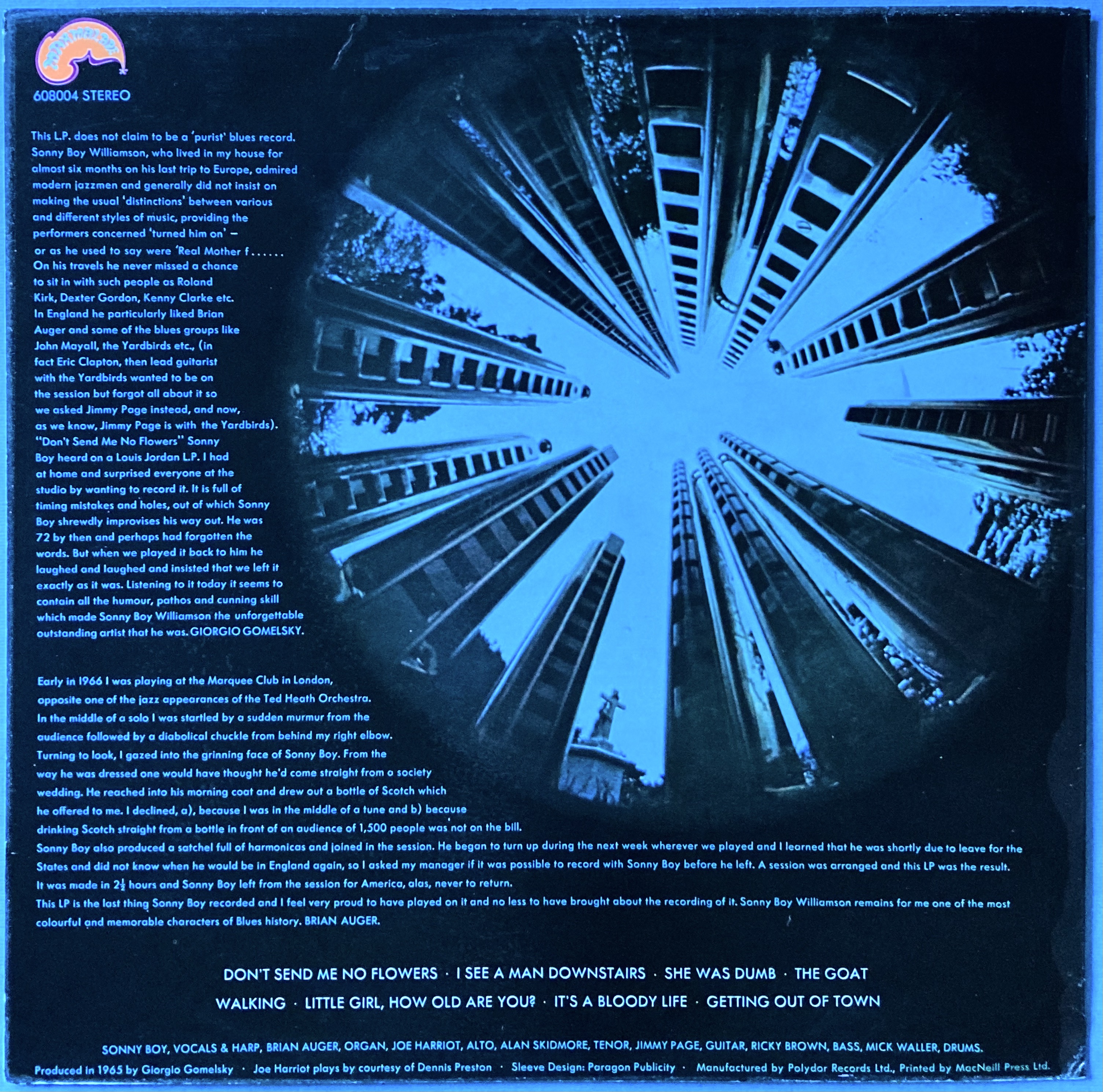 SONNY BOY WILLIAMSON - Send me no flowers UK-orig LP 1968 - 3