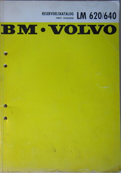 1970 Volvo BM LM 620/640 Reservdelskatalog