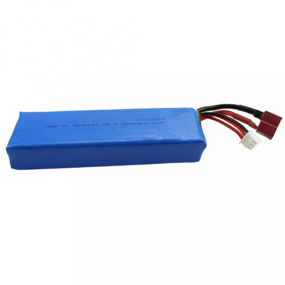 WLToys 7.4V 2200mAh Lipo Flat RSR/-B Deans