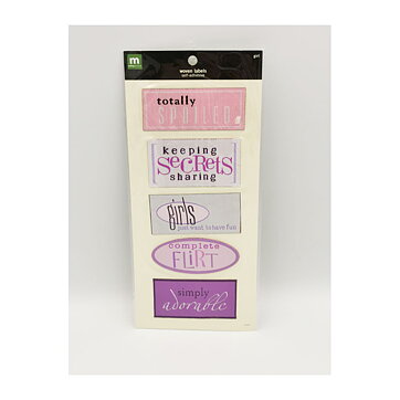 Making Memories Woven Labels - Girl