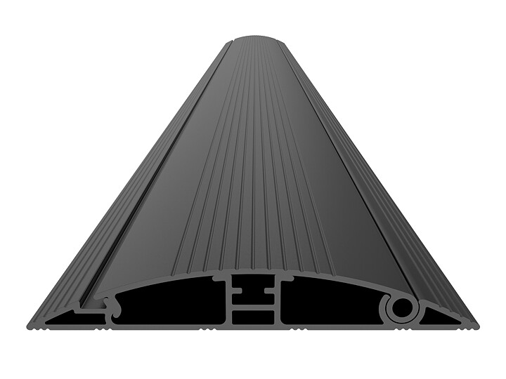 M Cable Cover Floor Black 139mm-W 1600mm-L