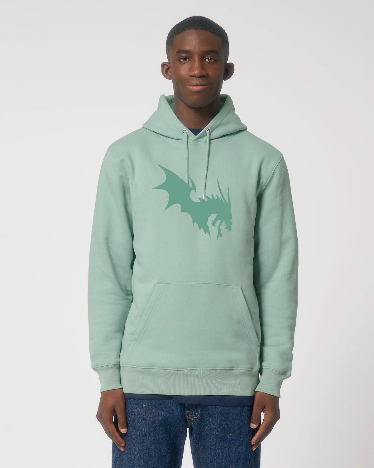 NärCon Tone in Tone Dragon Hoodie Aloe - 2