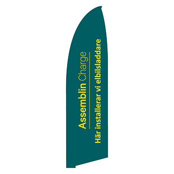 Beachflagga 50 x 200cm