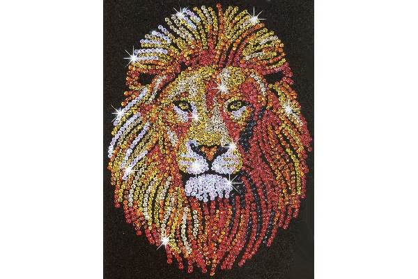 Sequin Art Lion 25x34 cm - 2