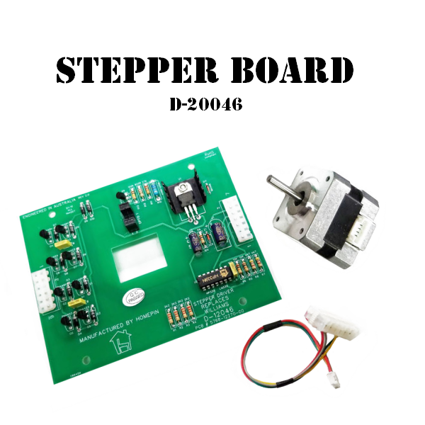 WMS Stepper motor board D-12046 / 45  + Motor