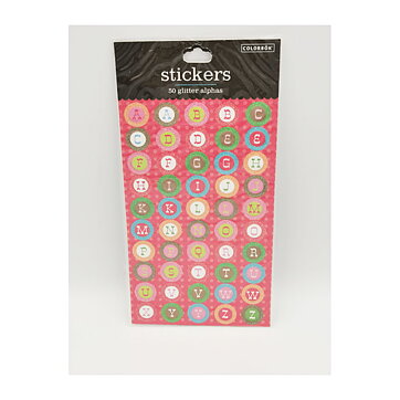 Colorbök Glitter Alpha Stickers - Sweet