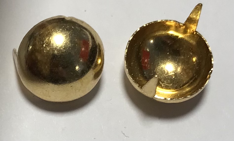 Runda Nitar Guld, Antikmässing & Silver 4, 6, 8 & 10