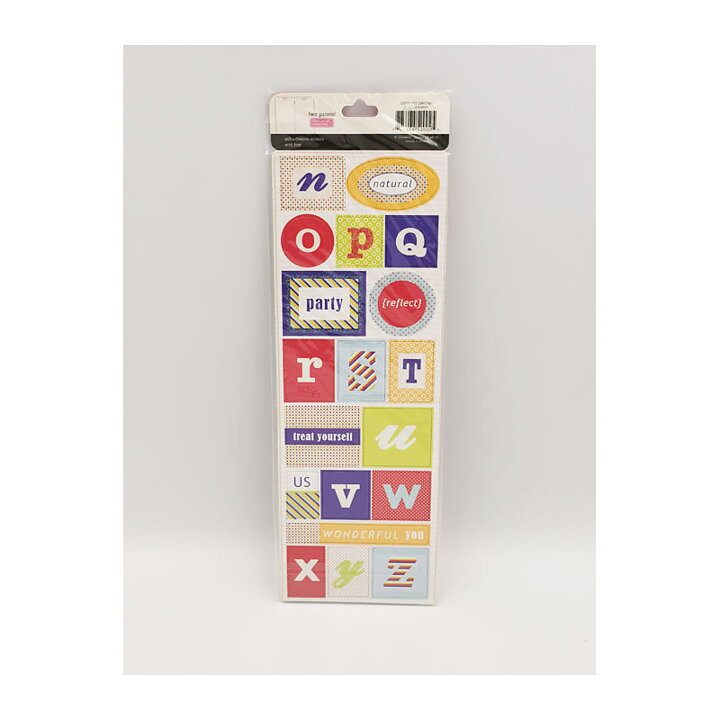 Colorbök Glitter Chipboard Stickers - Jubilation