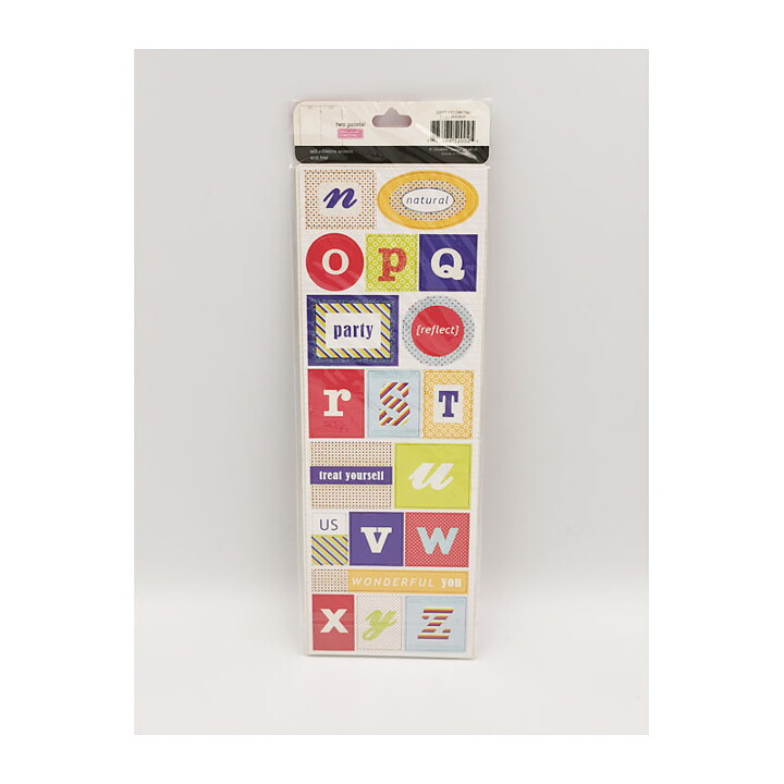 Colorbök Glitter Chipboard Stickers - Jubilation