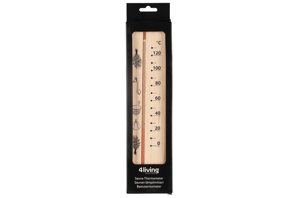 Bastutermometer trä - 2