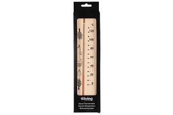 Bastutermometer trä