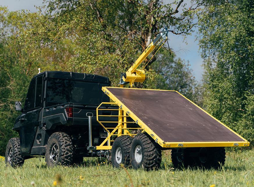 Flatbädd för Vagn FD-1200 & PRO 1200 Vagnen. - 4