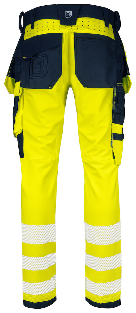Projob 6573 HANTVERKSBYXA STRETCH EN ISO 20471 KLASS 2/1 - 2