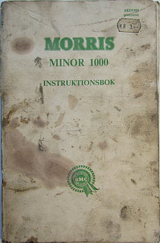 1957-1962 Morris Minor1000 Instruktionsbok